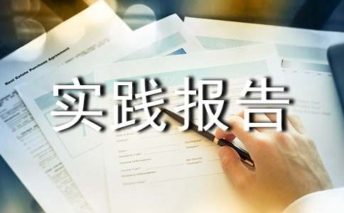 初中生社會實踐報告