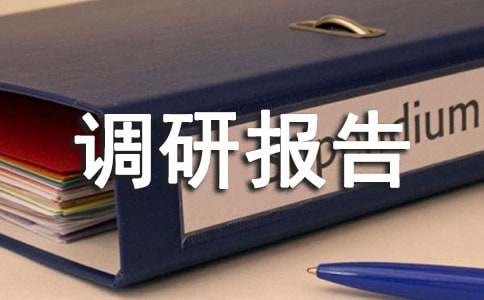 社會實踐調研報告